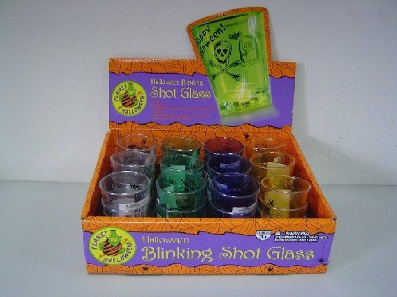 Holloween Blinking Shot Glass